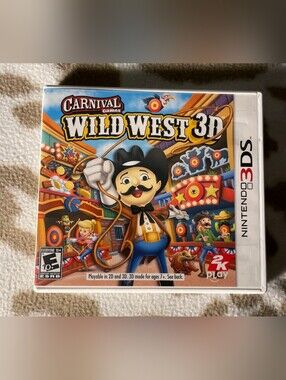 Carnival Games Wild West 3D For Nintendo 3DS Complete With Manual